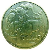 один австралийский доллар